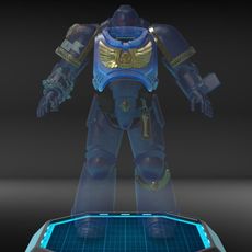 Space Marine Armor Set - Free Sample 3D model by Aguilar Workshop